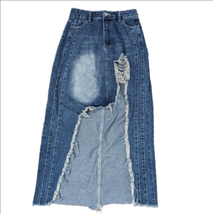 Denim Maxi Skirt Medium